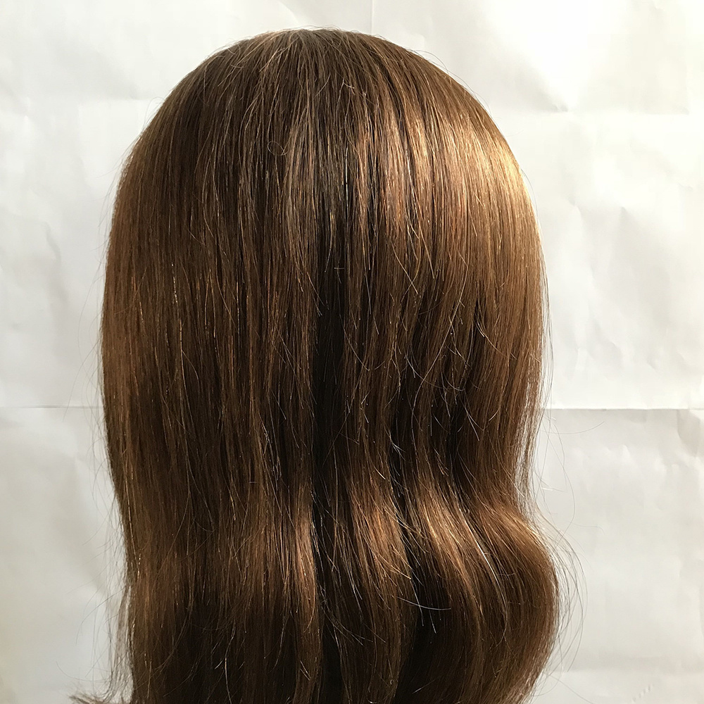 human hair traning head light color