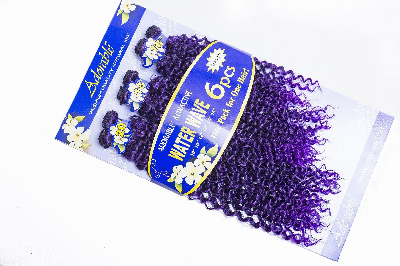 Water wave 6pcs 16-20 T1Bpurple