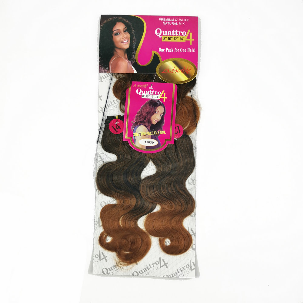 QUATTRO INDIAN CURL 4pcs