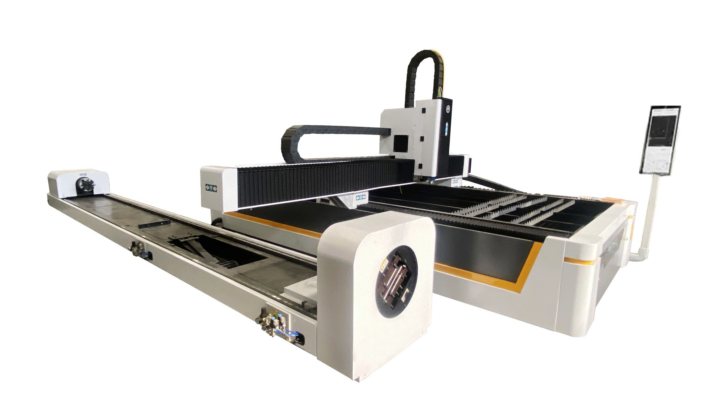 Laser plate and tube integrated cutting machine