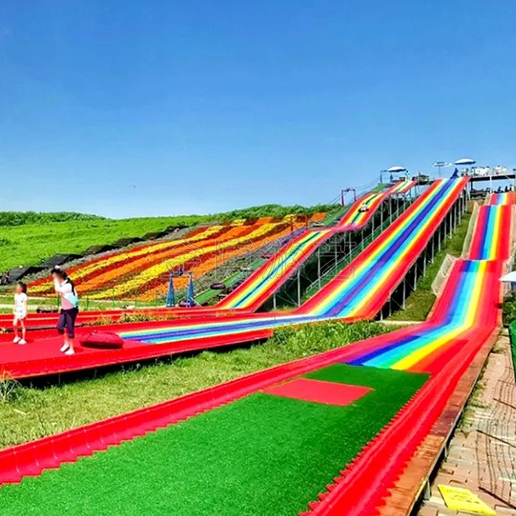 乡村旅游 七彩滑道游乐设备