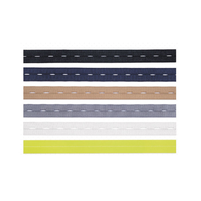 Underwear edging and adjustable elastic band