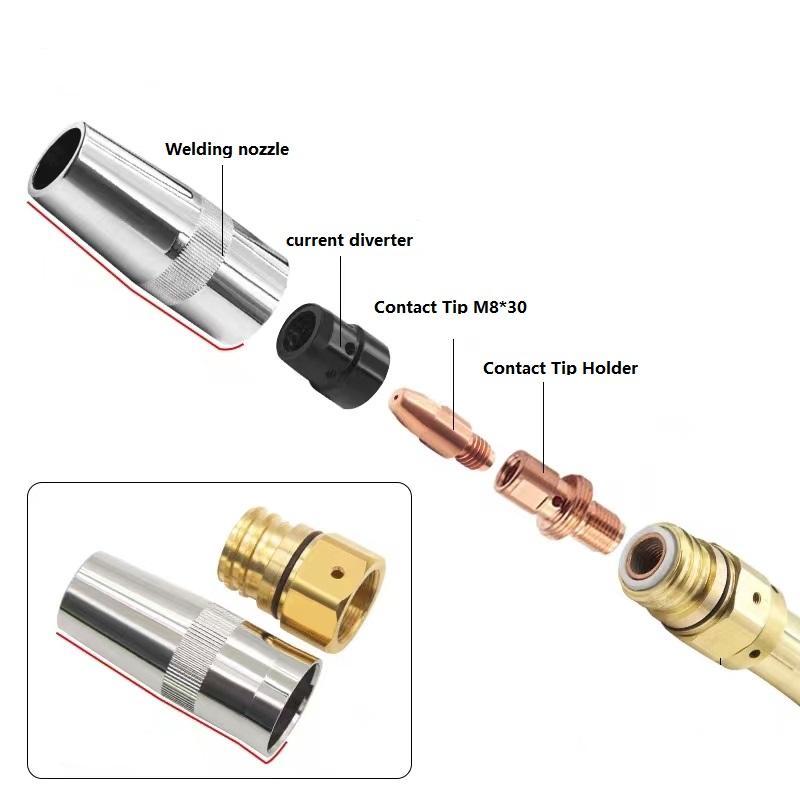 High End Technology Wholesale Copper Robot Welding Torch Price 500w Robot Welding Torch