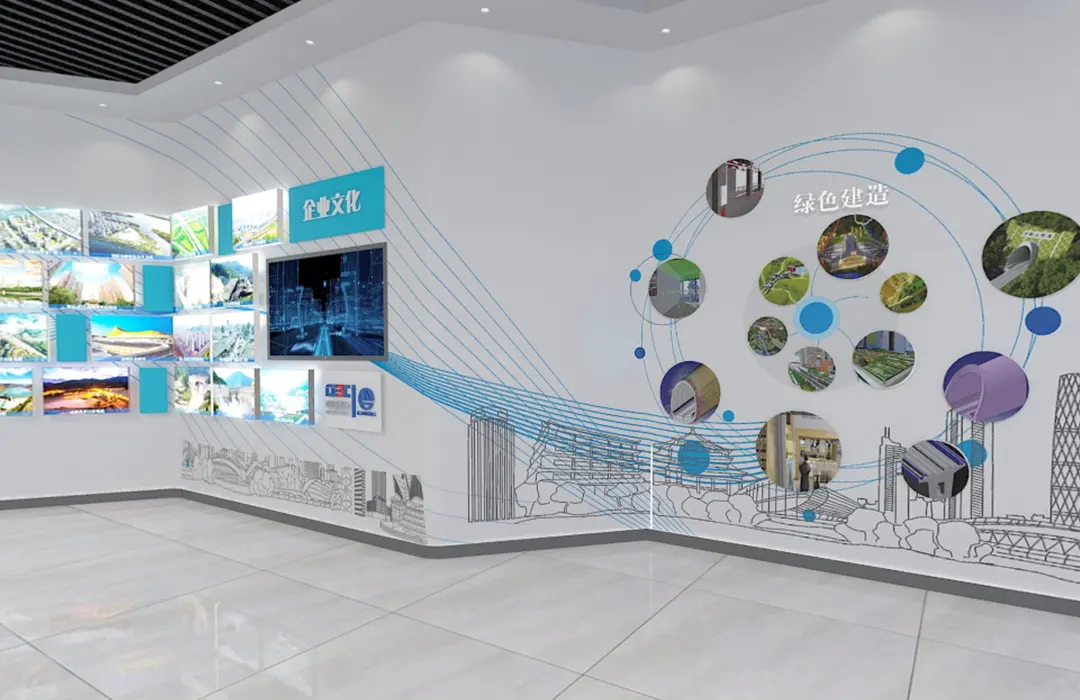 南沙葛洲坝永久会址中心展厅室内外标识