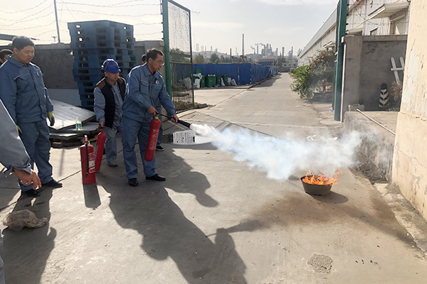Our company organized an emergency drill in 2019