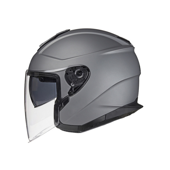 Double visor open face hot sale helmet