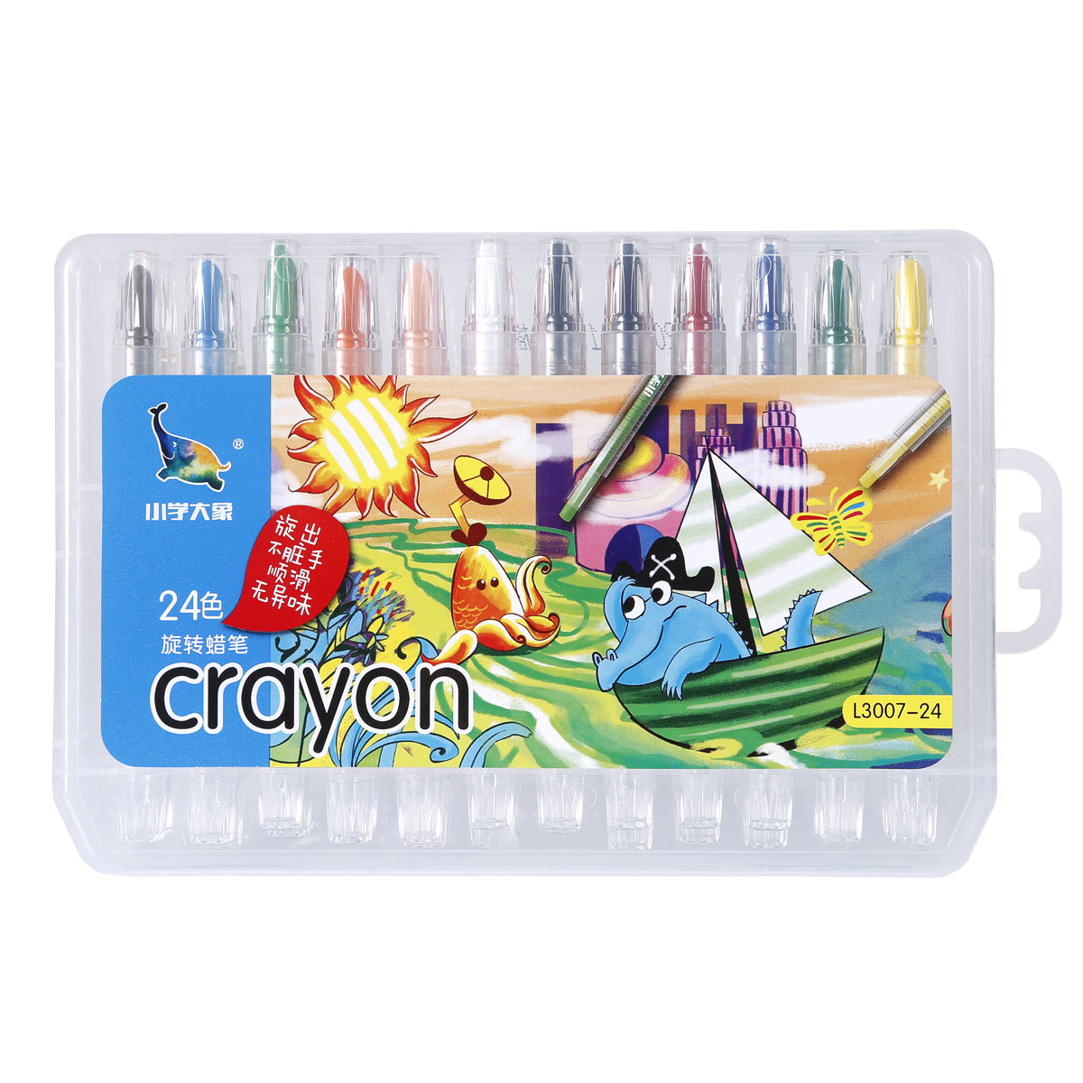   Short Twist Up Crayon 24 Colors