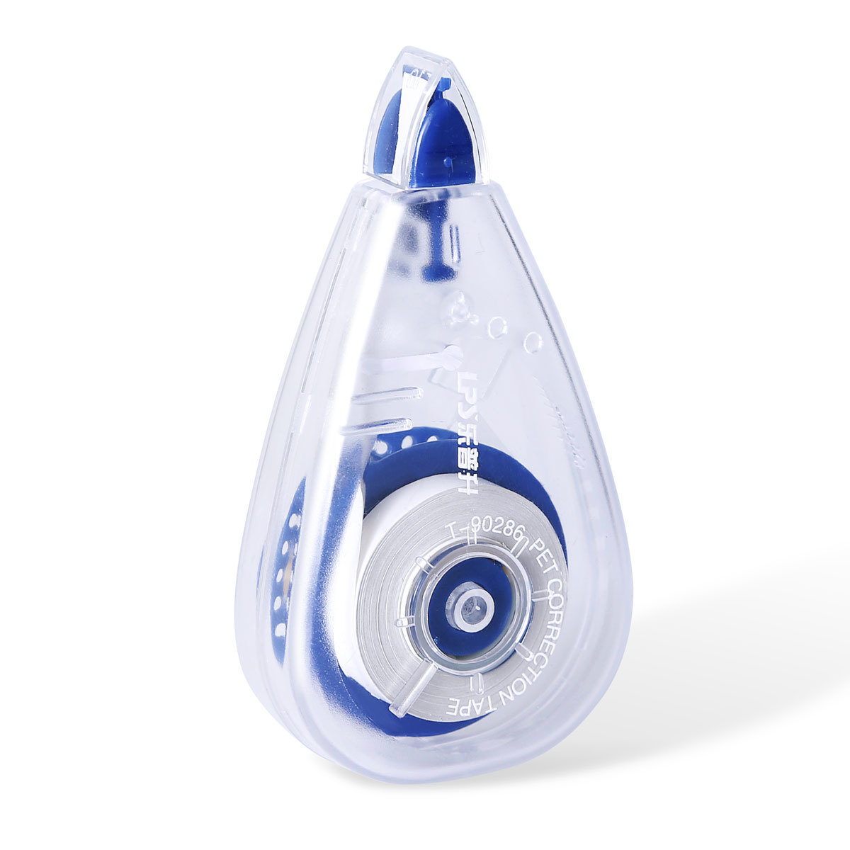  Transparent Tear Drop Shape PET Correction Tape