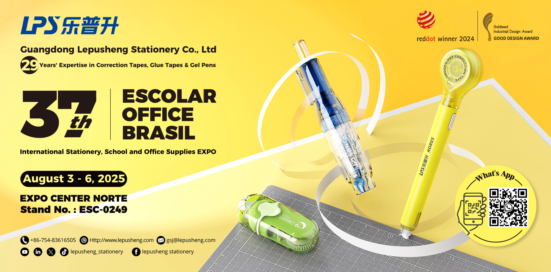 Invitation For The 37th International Stationery Fair In Brazil
