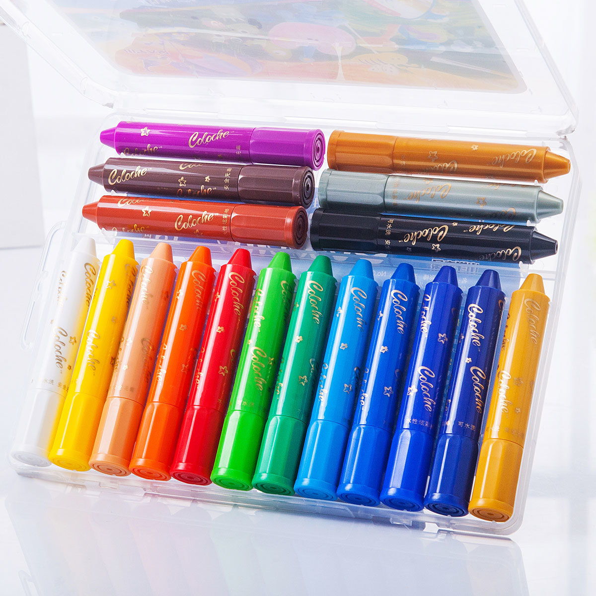 Watercolor Crayons 18 Colors