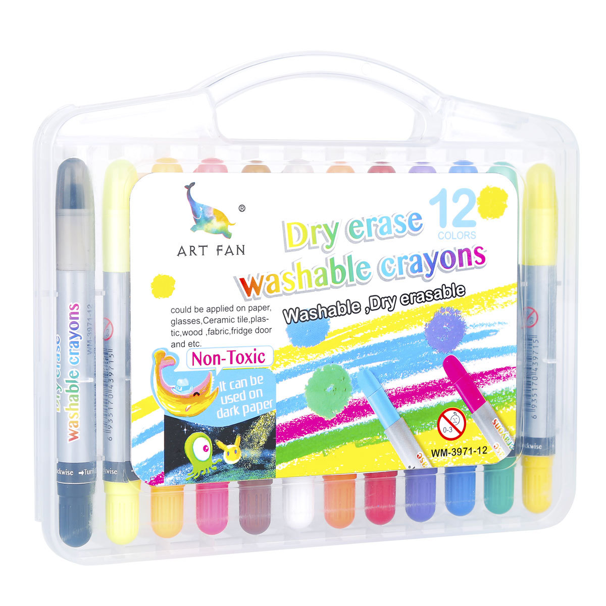 Bath Crayon 12 Colors