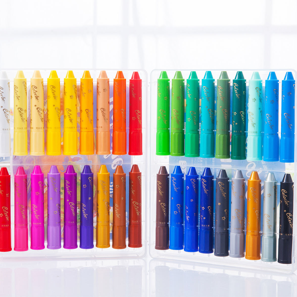  Watercolor Crayons 36 Colors