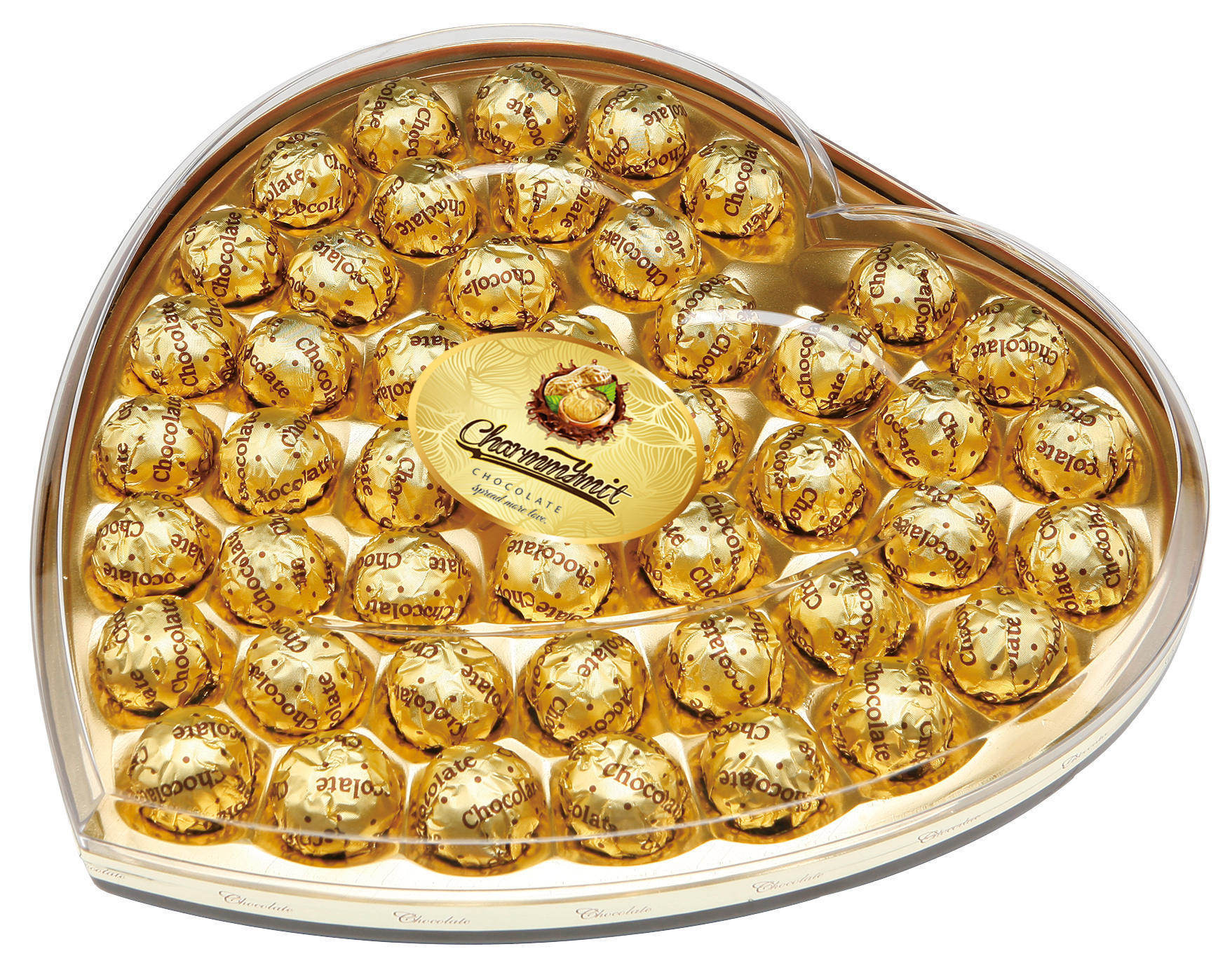 G040 46 PCS Heart Shape Chocolate 575g G040 46 PCS Heart Shape Chocolate 575g