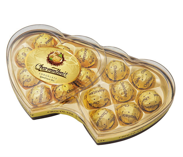 G006 16PCS Twin Heart Chocolate 200g