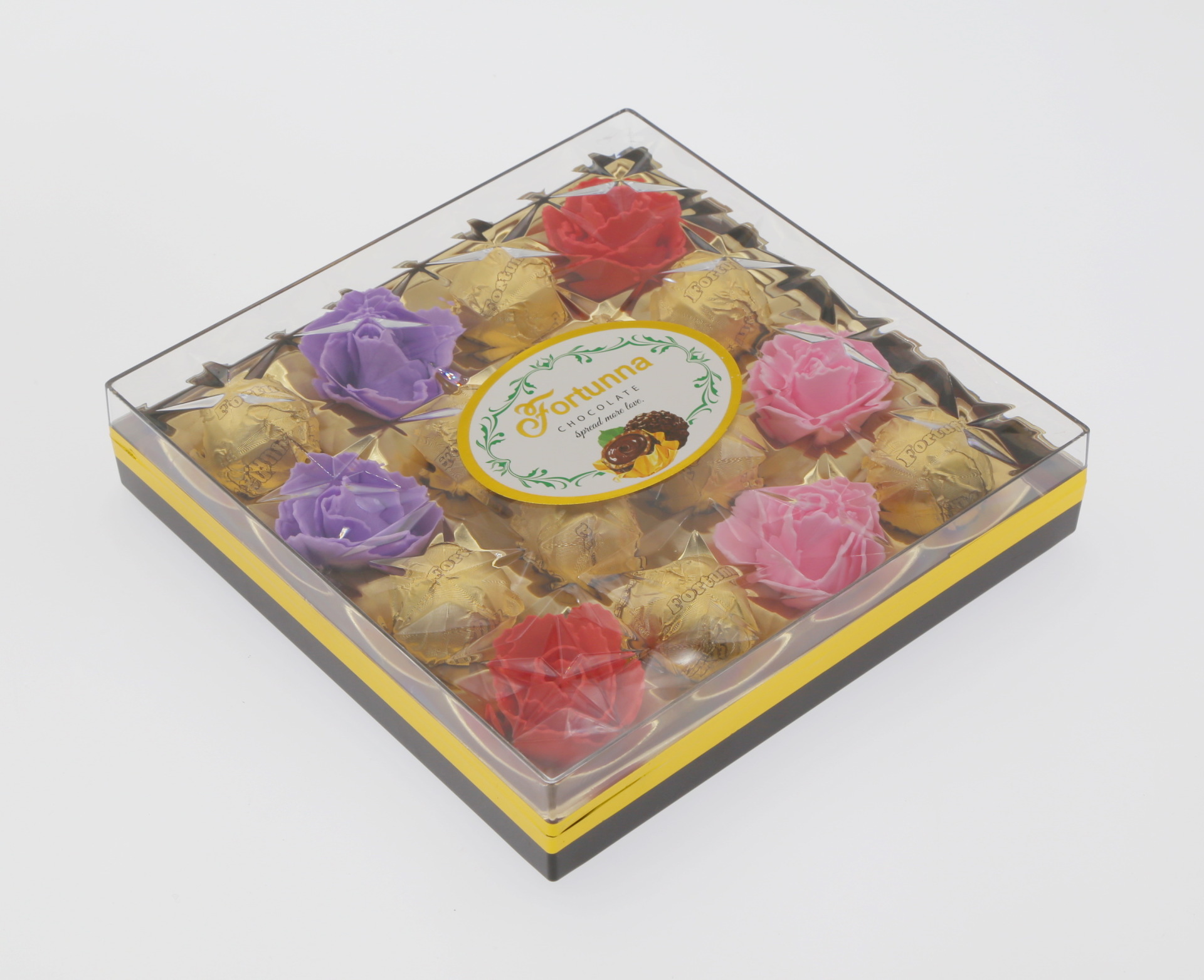 200g Chocolate Wafer Ball with Rose