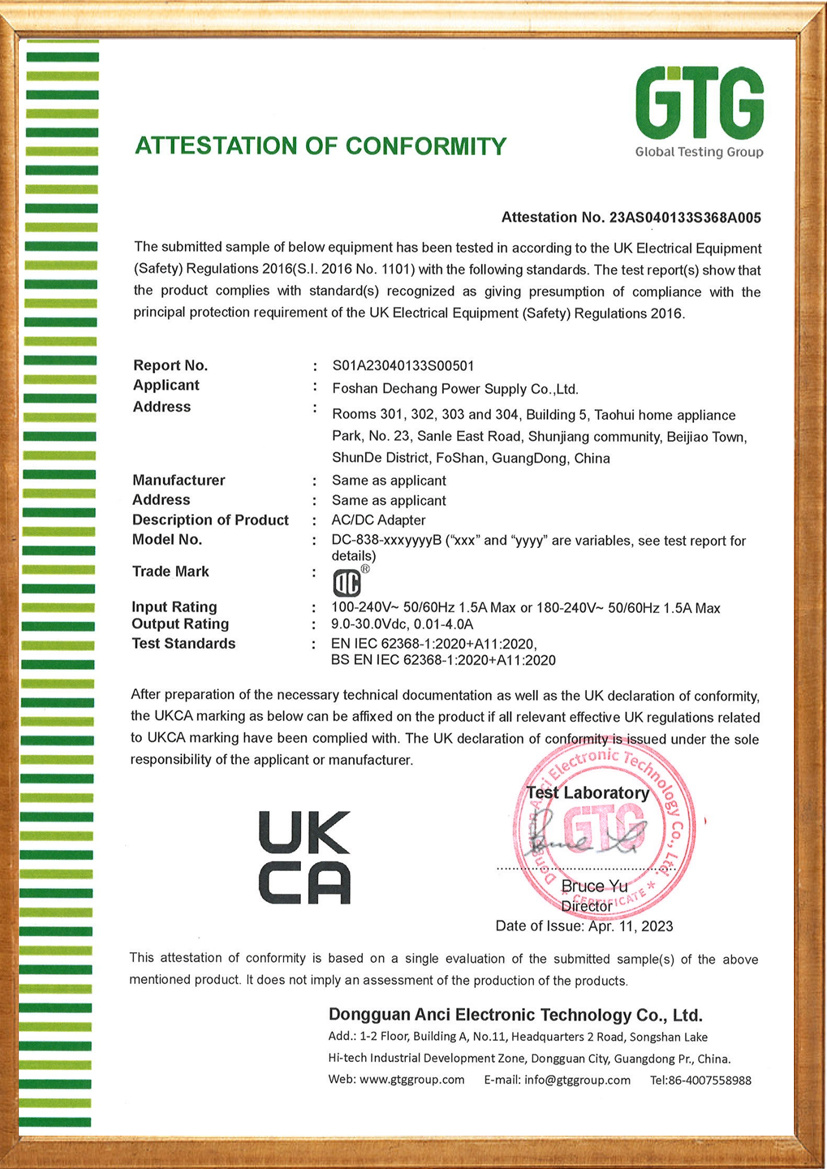 UKCA Certification 05