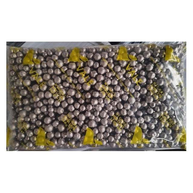 INCO sulfur-containing nickel beads