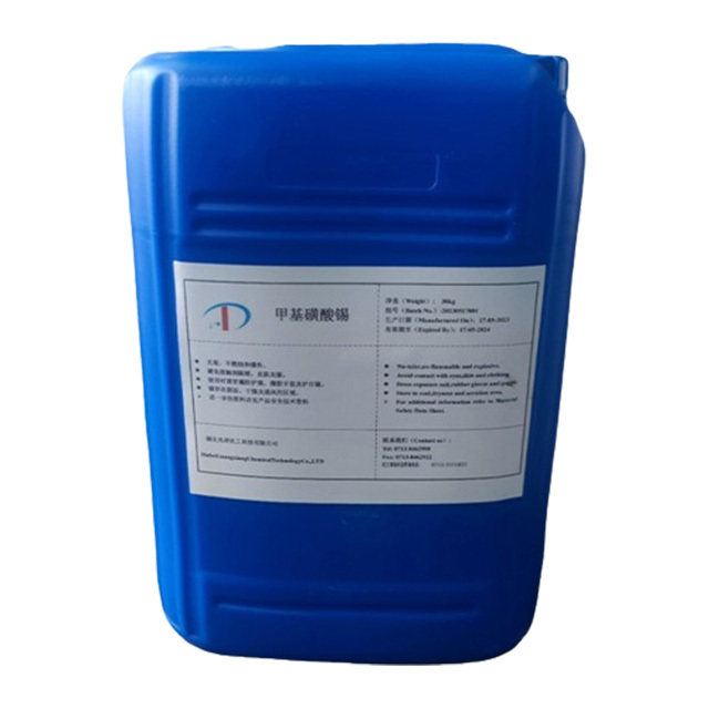 Electronic grade tin methylsulfonate