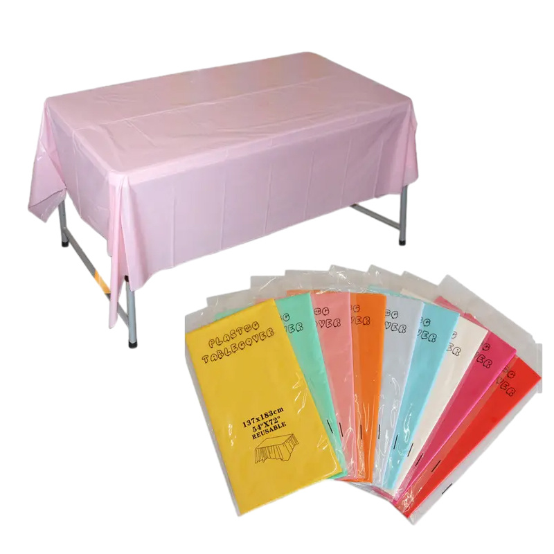 Rectangle Disposable Plastic Table Covers