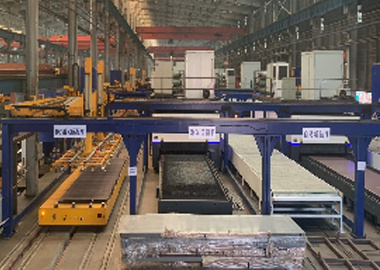 Automatic laser blanking production line