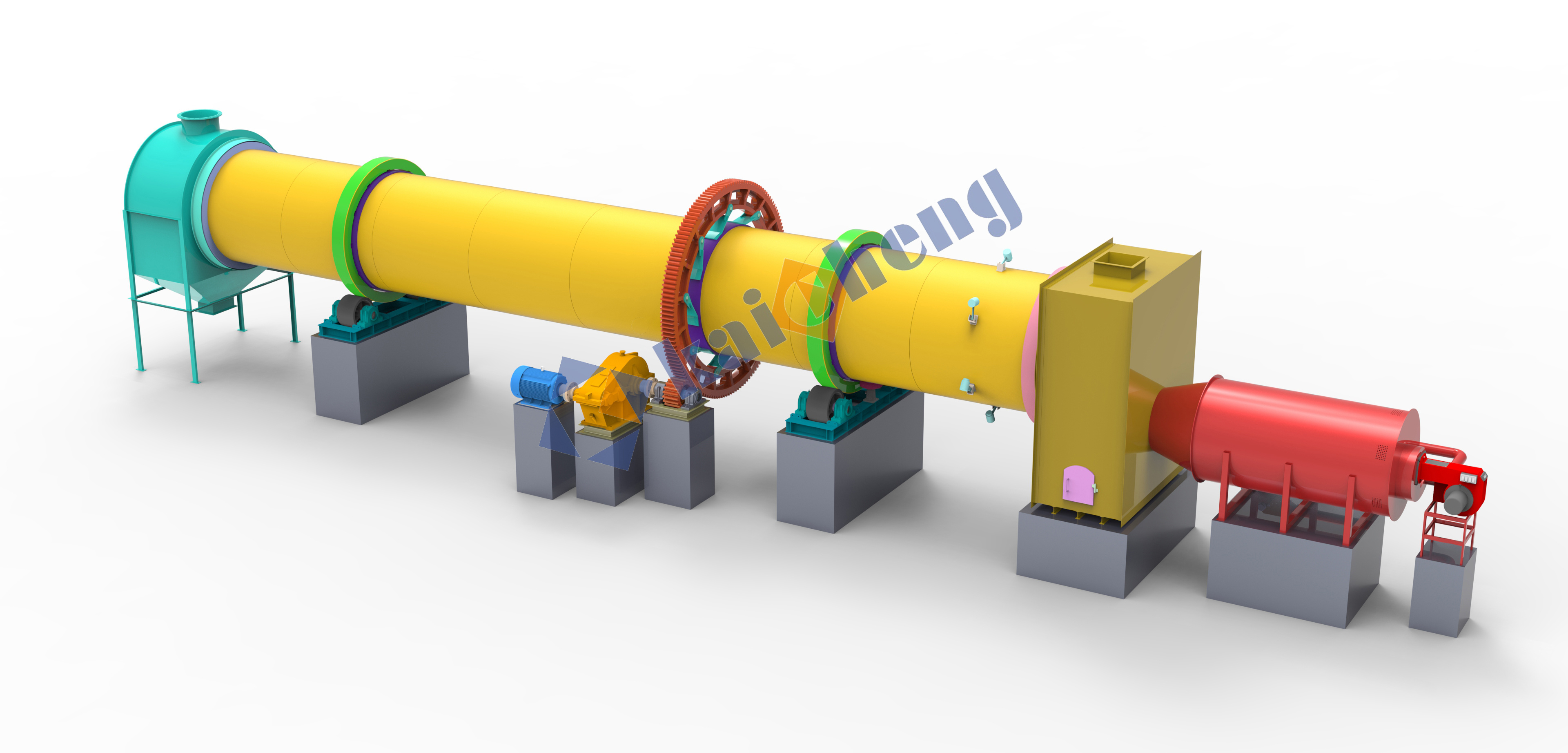 Сушилка с вращающимся цилиндром-Guangzhou Kaicheng Drying Equipment Co ...