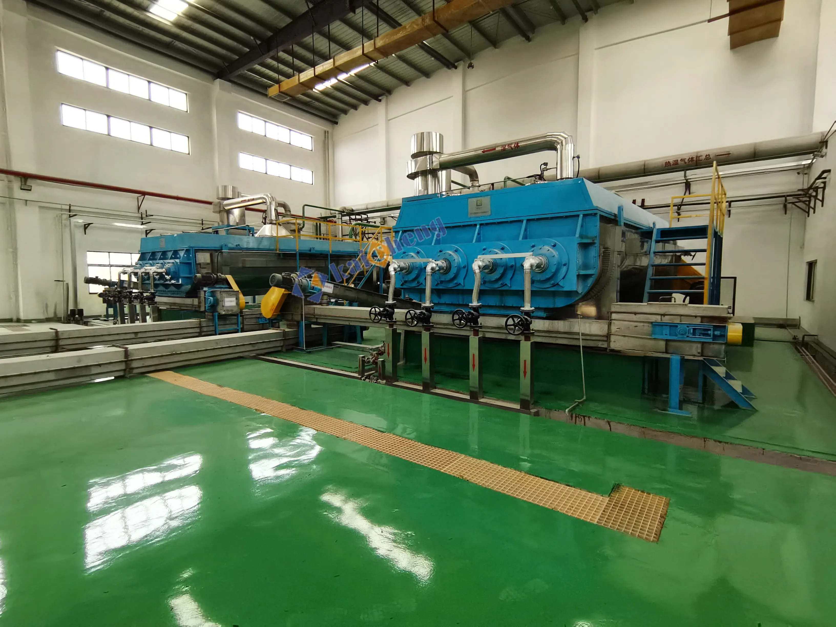 In 2021，The Full System Construction Project of Two Dryers in Parallel was Successfully Put into Operation