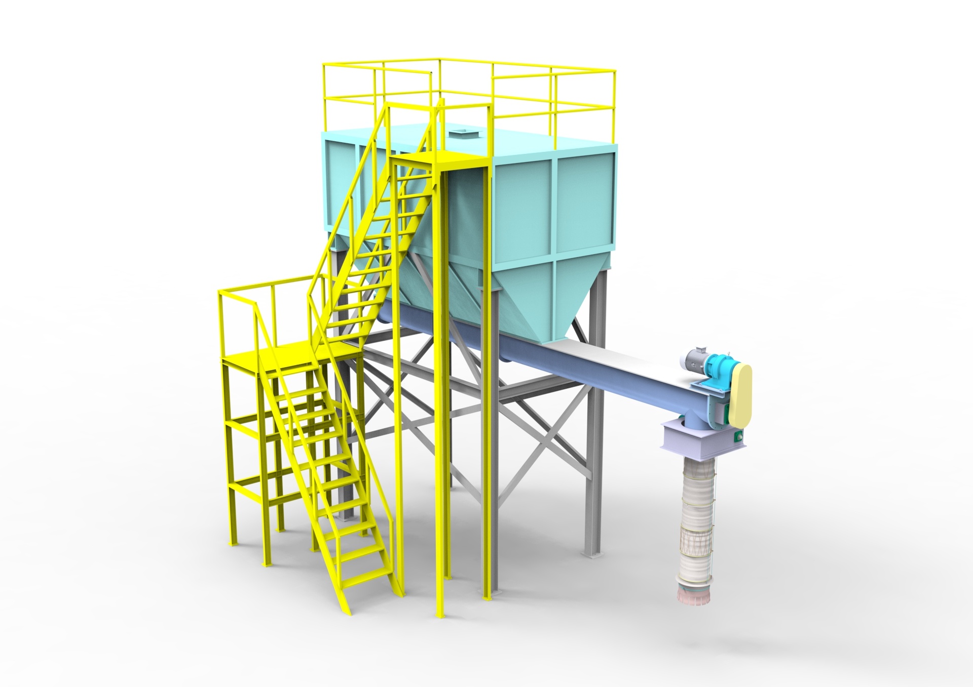 Slide Silo and Square Cone Bottom Silo