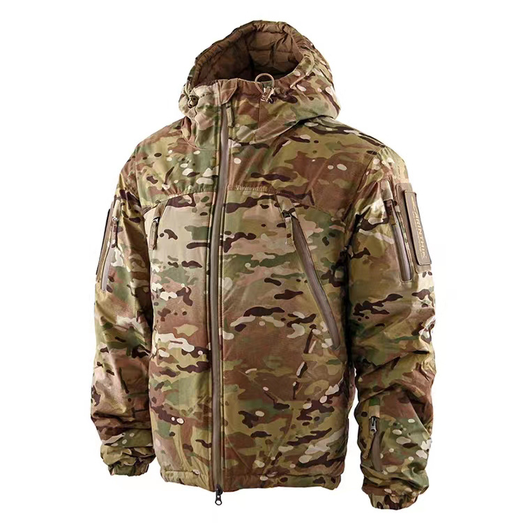 Chaqueta de camuflaje suave de los hombres