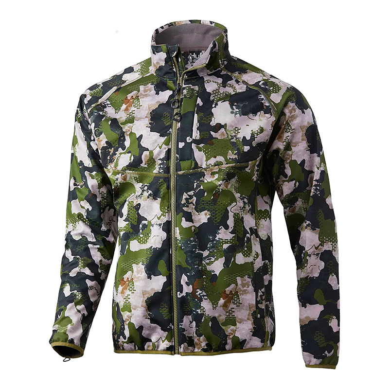 Chaqueta de los hombres impermeable transpirable camuflaje