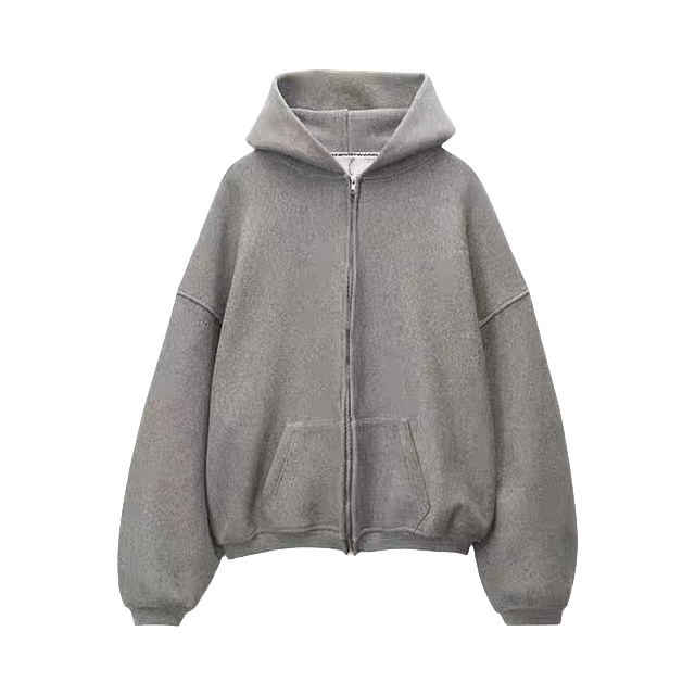 Sudadera con cremallera relajada