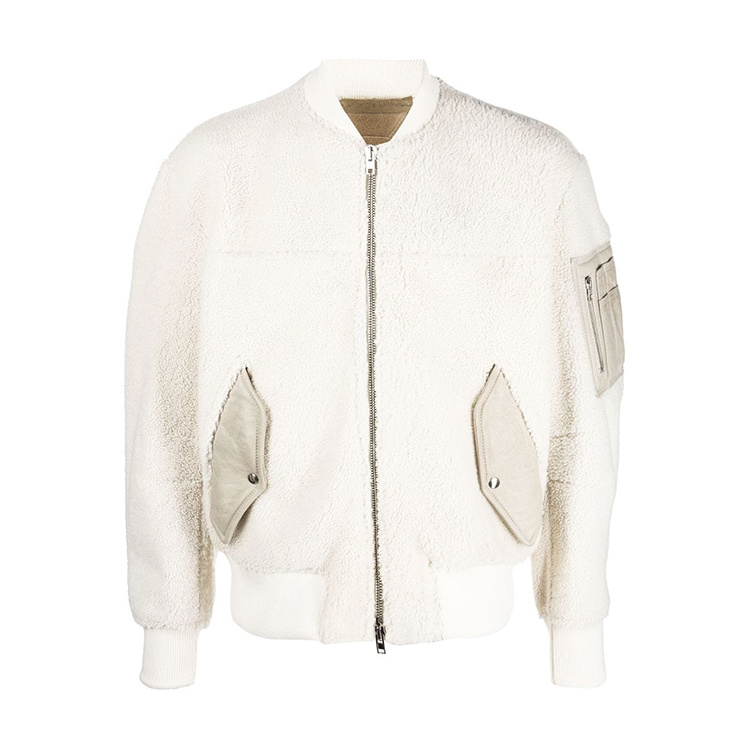 Chaquetas bomber de lana sherpa