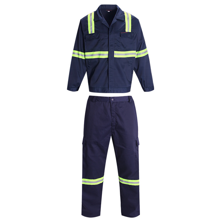 Ropa de trabajo de fábrica con rayas reflectantes