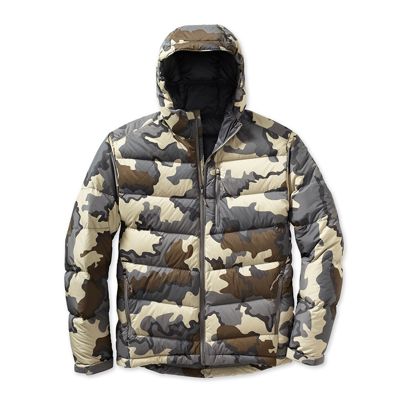 Chaqueta de gama alta de los hombres abajo Camo