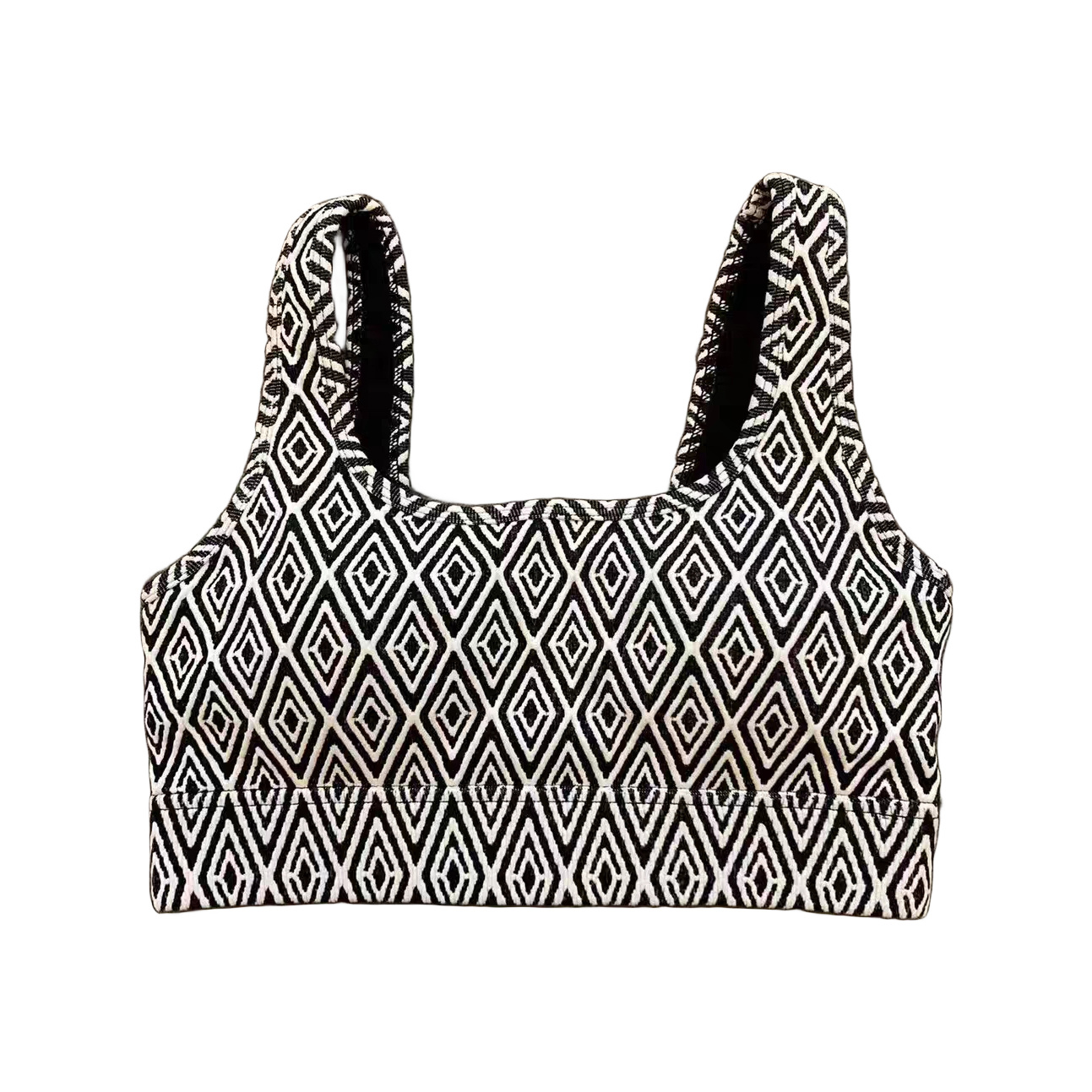 Mujeres jacquard sujetador y pantalones cortos traje de yoga