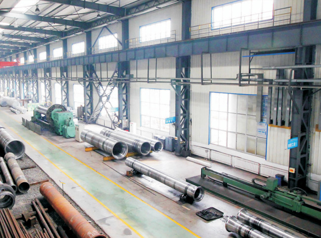 Cast pipe mold production line