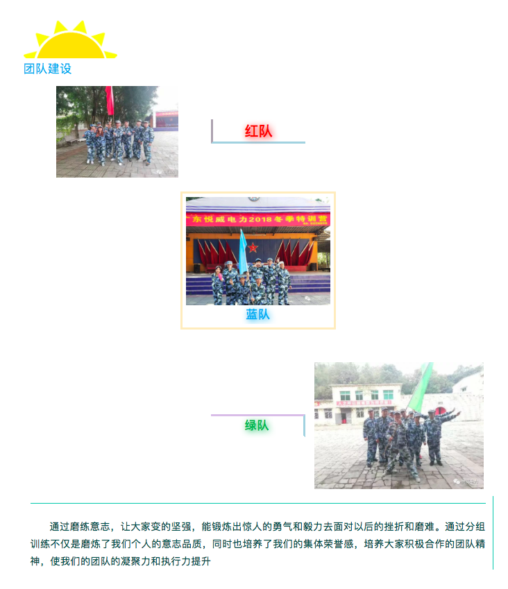 悦威电力团队活动