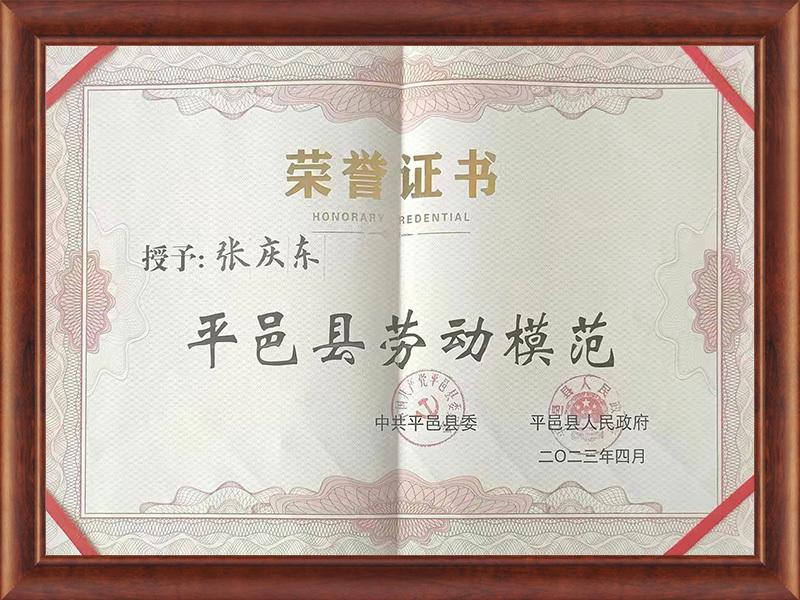 平邑縣勞動模范