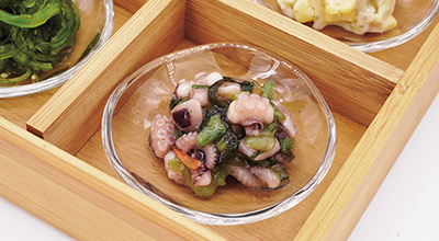 Boiled Wasabi Octopus