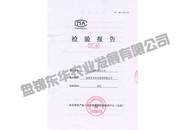 檢驗報告