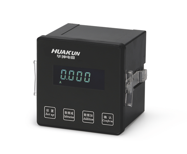 LCD single-phase ammeter