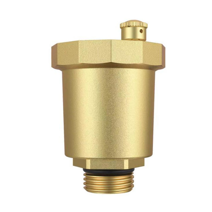 Brass in-line automatic exhaust valve