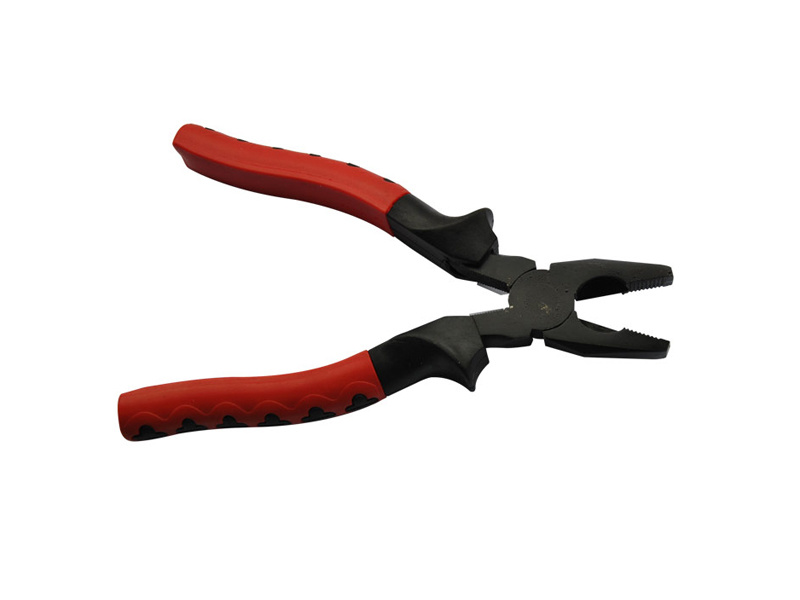 Plum handle wire pliers