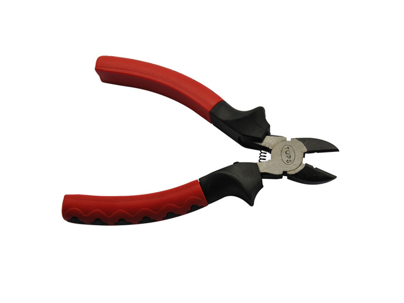 Plum Blossom Handle Oblique Nose Pliers