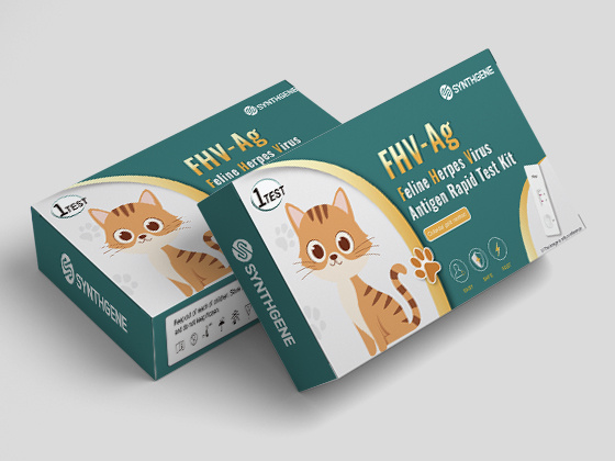 Feline Herpes Virus Antigen Rapid Test Kit(Colloidal gold method)