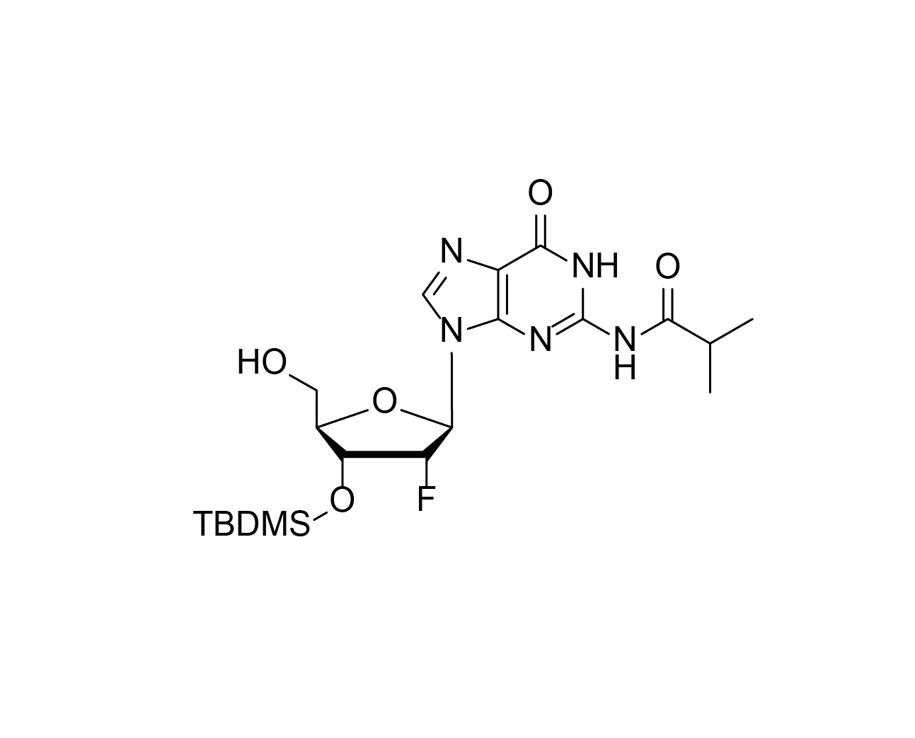 3'-O-TBDMS-2'-F-dG(iBu)