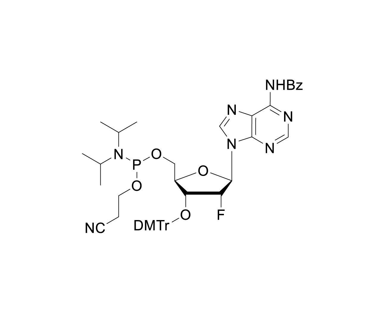 3'-O-DMTr-2'-F-dA(Bz)-5'-CE-Phosphoramidite