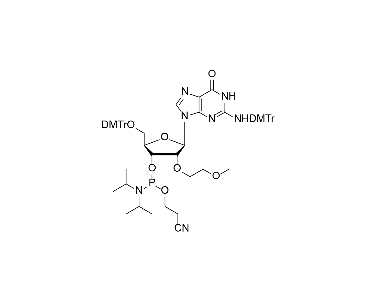 DMTr-2'-O-MOE-rG(DMTr)-3'-CE-Phosphoramidite