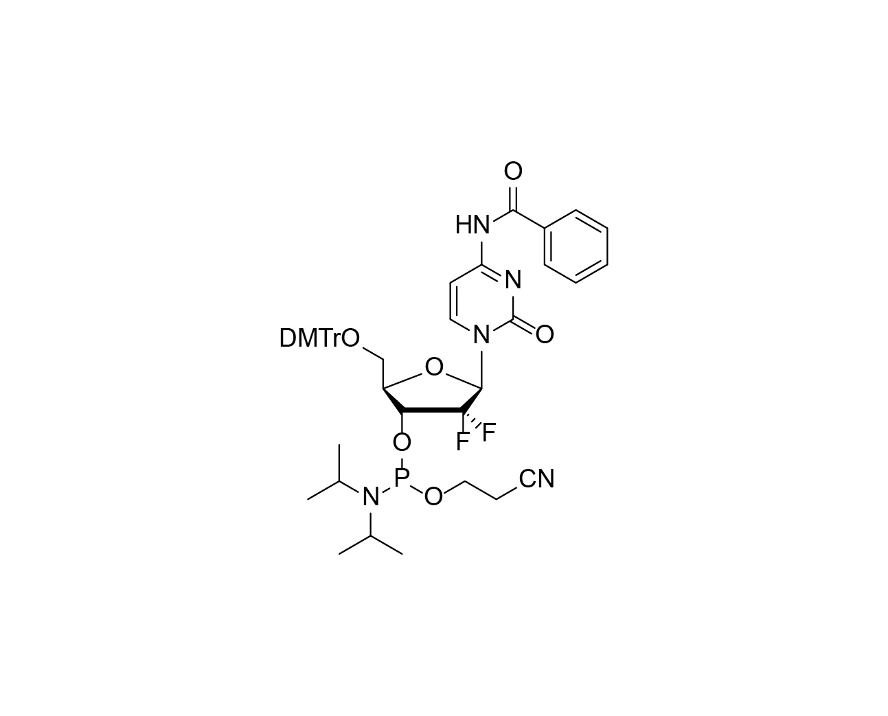 DMTr-2',2'-diFluoro-dC(Bz)-3'-CE-Phosphoramidite