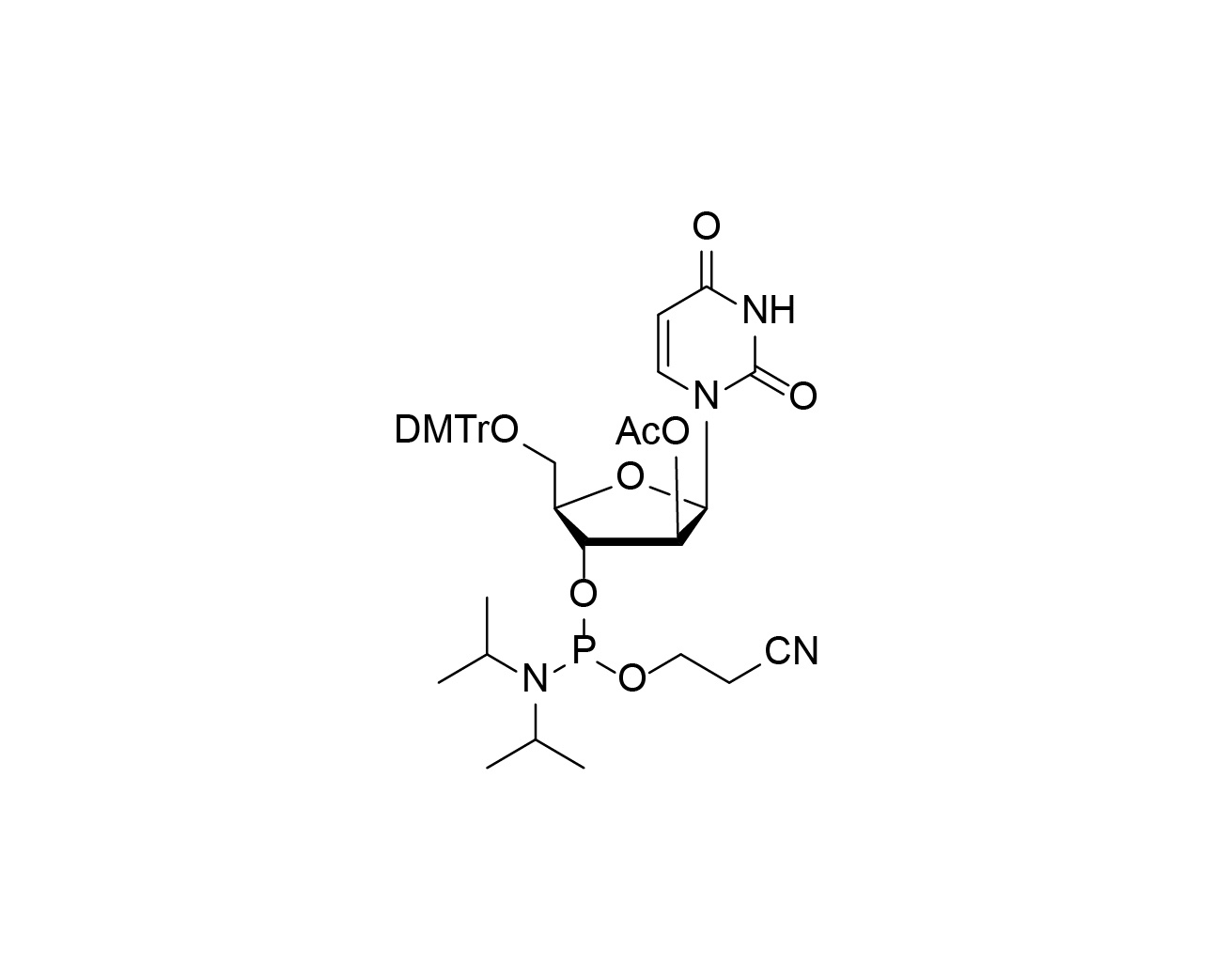 DMTr-2'-ara-OAc-U-3'-CE-Phosphoramidite