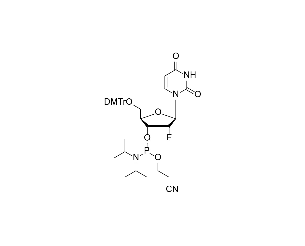 DMTr-2'-F-dU-3'-CE-Phosphoramidite